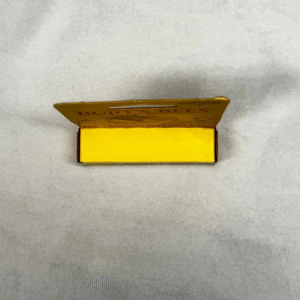 Burt's Bees Lip Balm Tropical Pineapple Moisturizing 0.15 oz New